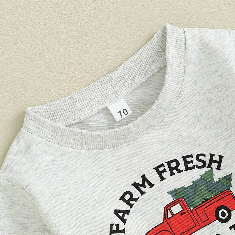 Baby Boy Clothing Sets Festive Truck Tots Ensemble 