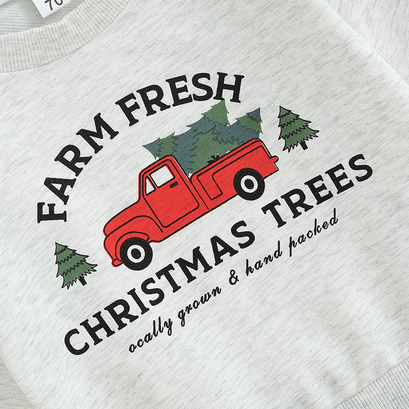 Baby Boy Clothing Sets Festive Truck Tots Ensemble 