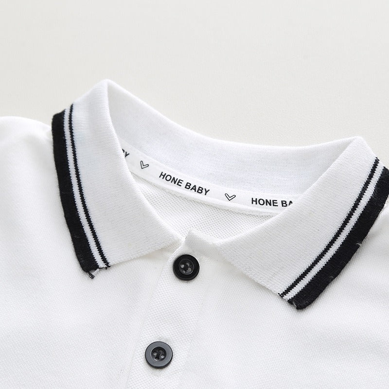 Toddler Boy Clothing Sets Classic Contrast Ensemble