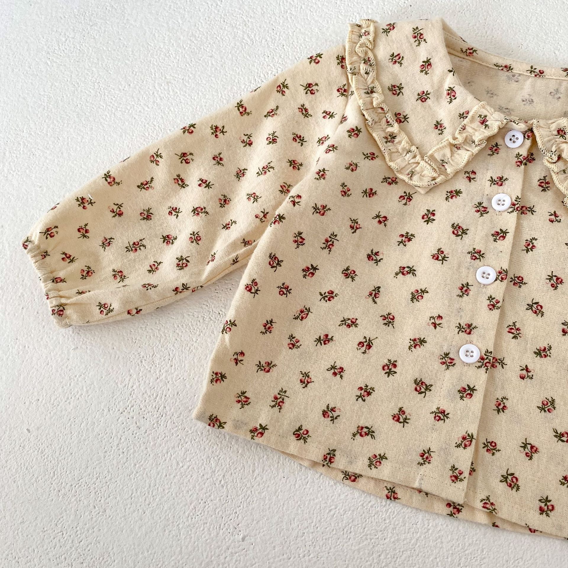 Baby Girl Romper Green Polka Charm
