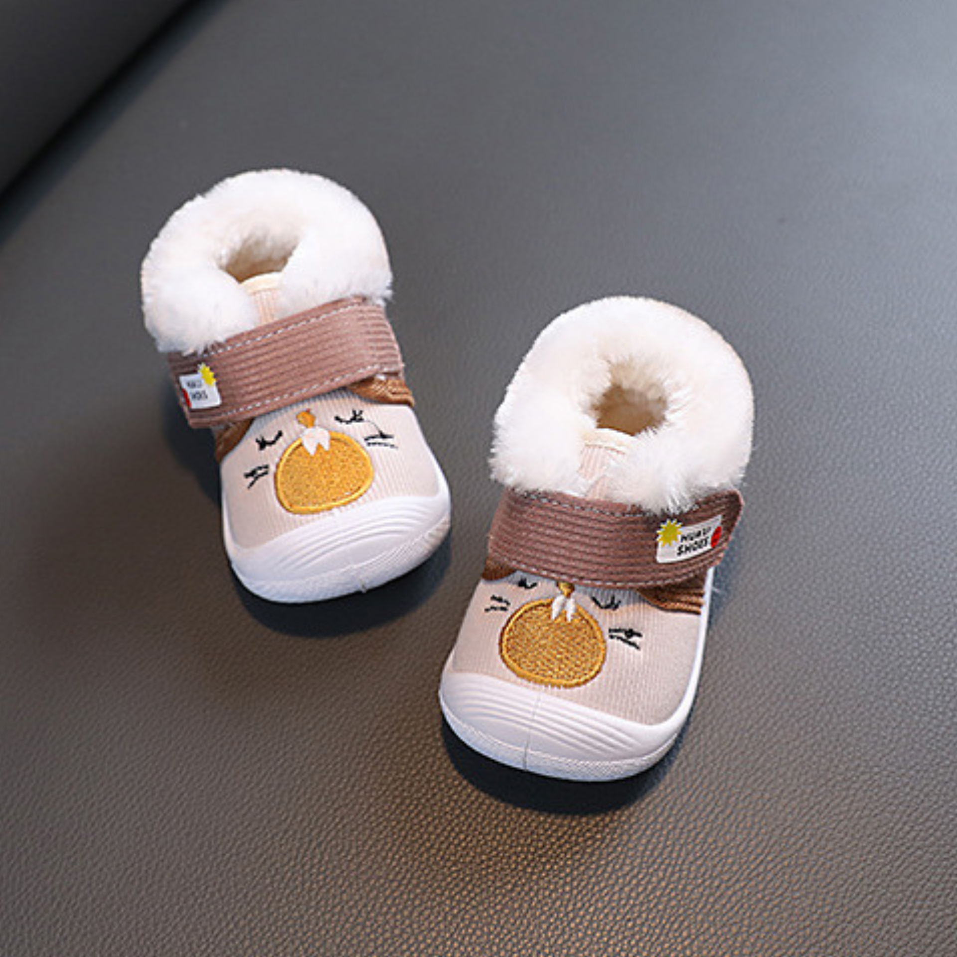 Baby Girl Winter Shoes Feline Footsteps
