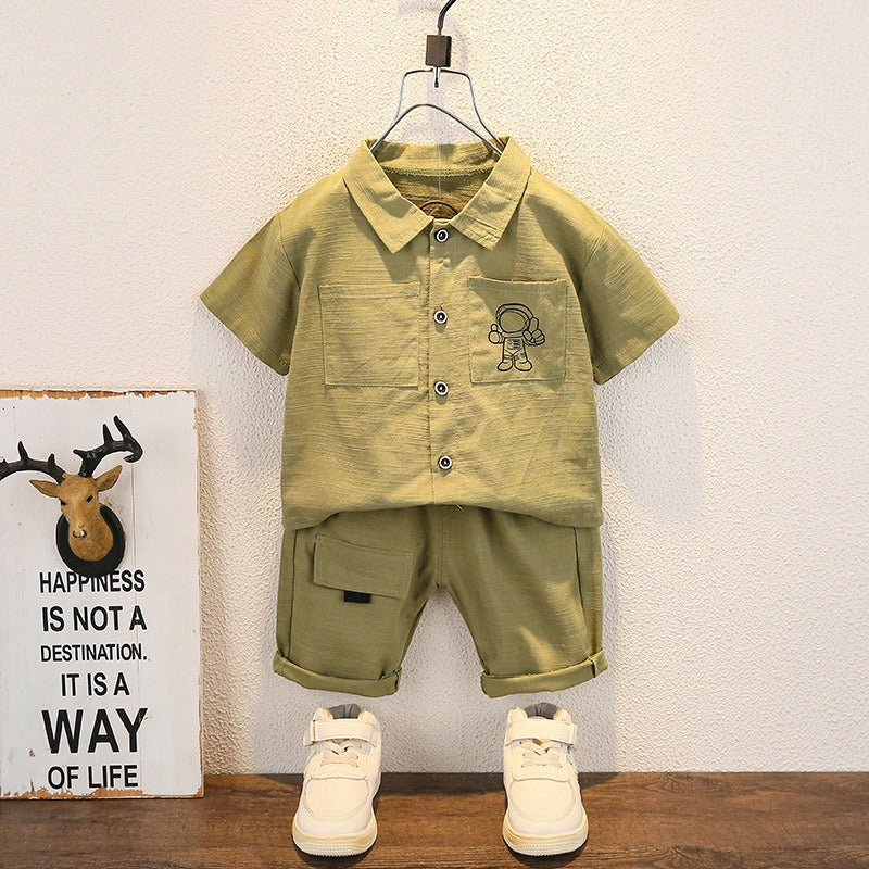Toddler Boy Clothing Sets Green Meadow Attire